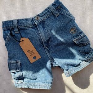 Timberland Kids Denim Cargo Shorts